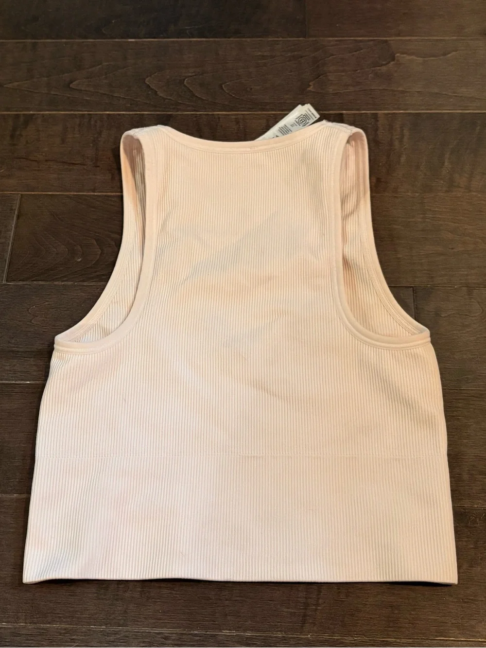Athleta Aurora Seamless Crop v neck tank, size XXS in rosy tint (i think)